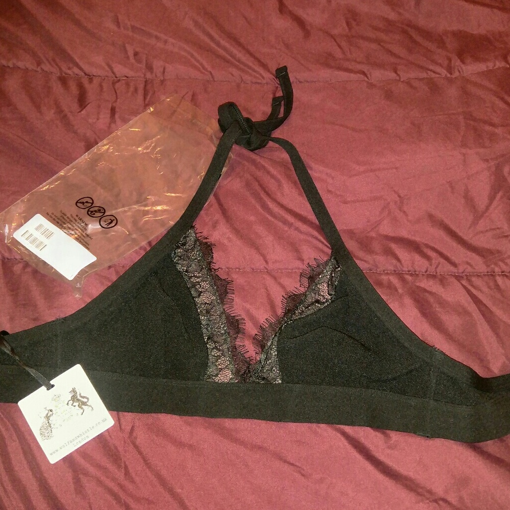 Wolf & Whistle lace cami bikini top - ASOS - Picture 4 of 7